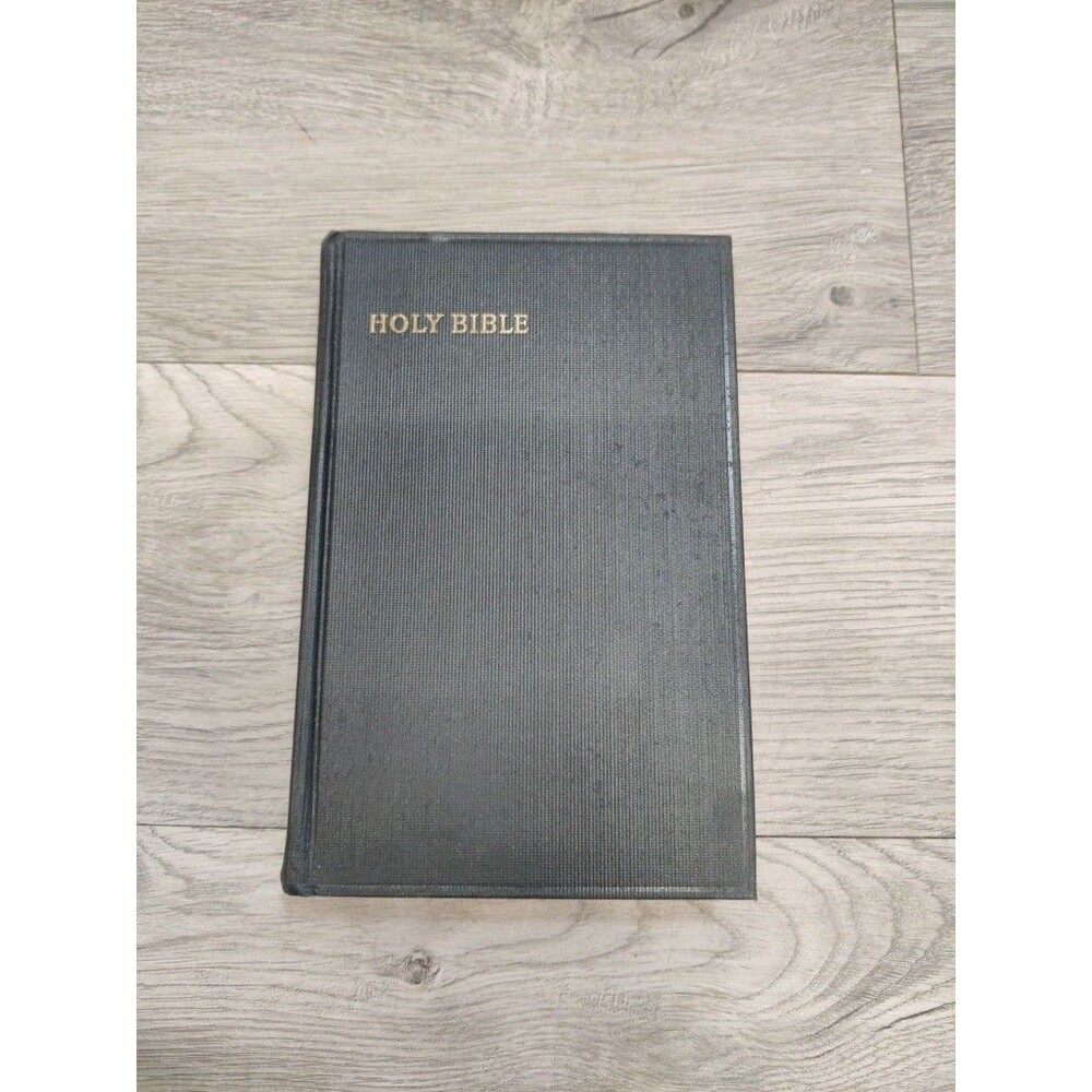 Vintage Holy Bible, New Statement King James Bible-Former Church Library Bible